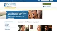 Desktop Screenshot of patmoorefoundation.com